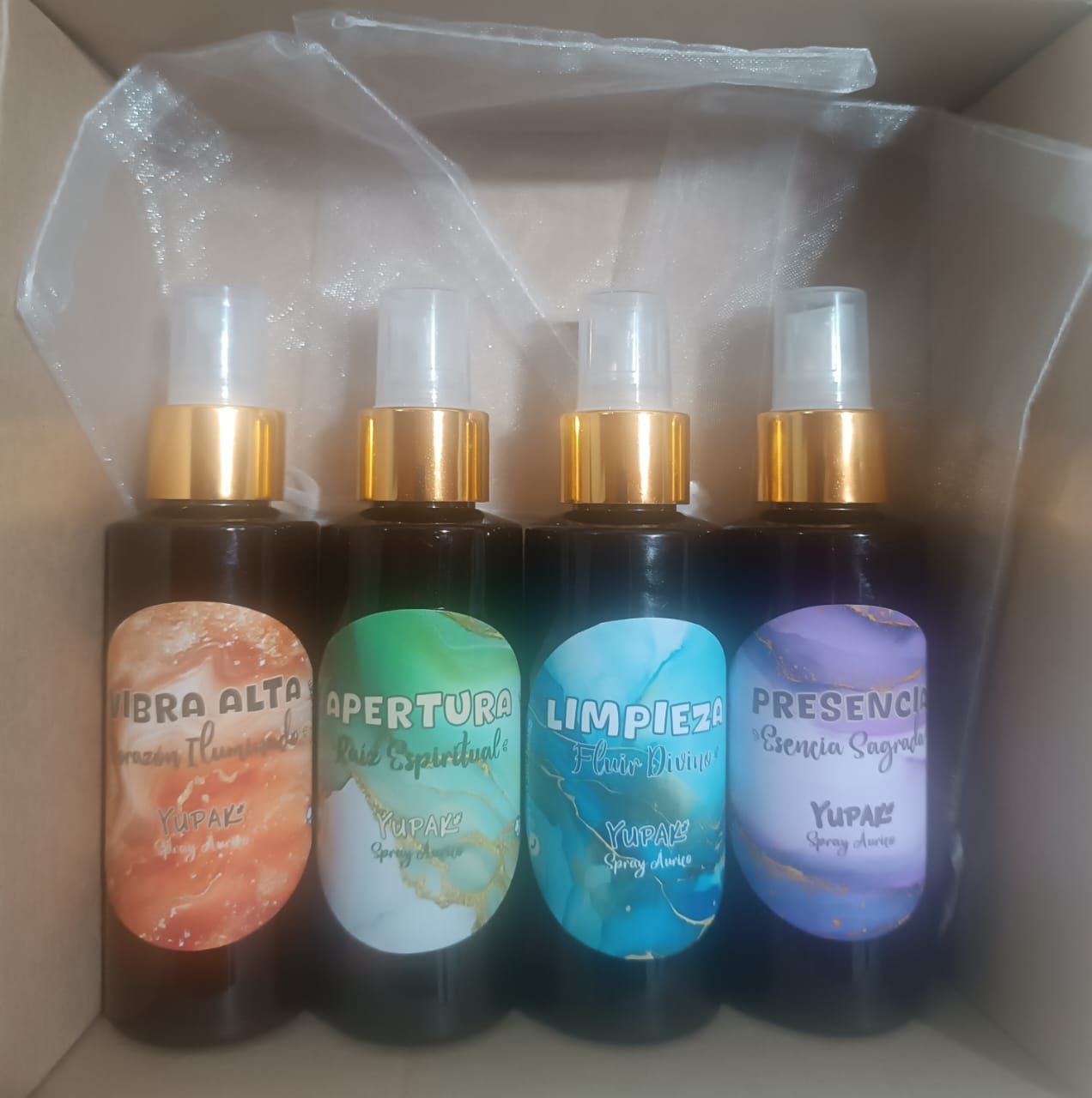 Spray áurico YUPAK
